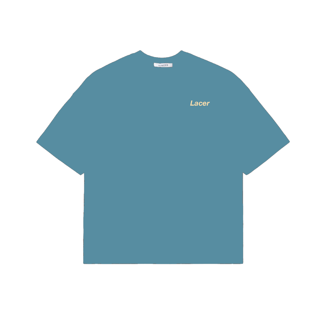 THE CROPPED TEE [BLUE]